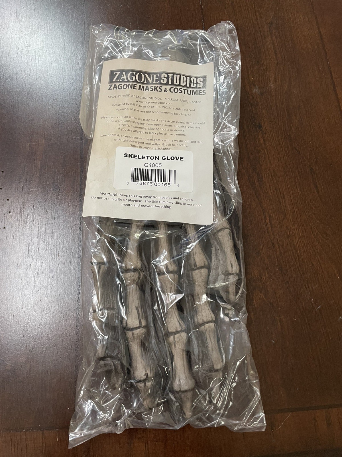 ZAGONE STUDIOS SKELETON GLOVES/HANDS G1005 ZAGONE STUDIOS SKELETON GLOVES/HANDS G1005