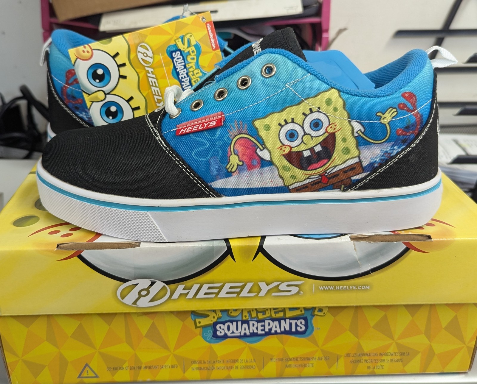 HEELYS PRO 20 PRINTS SPONGEBOB MENS SNEAKERS *SEE VARIATIONS FOR SIZES* NIB