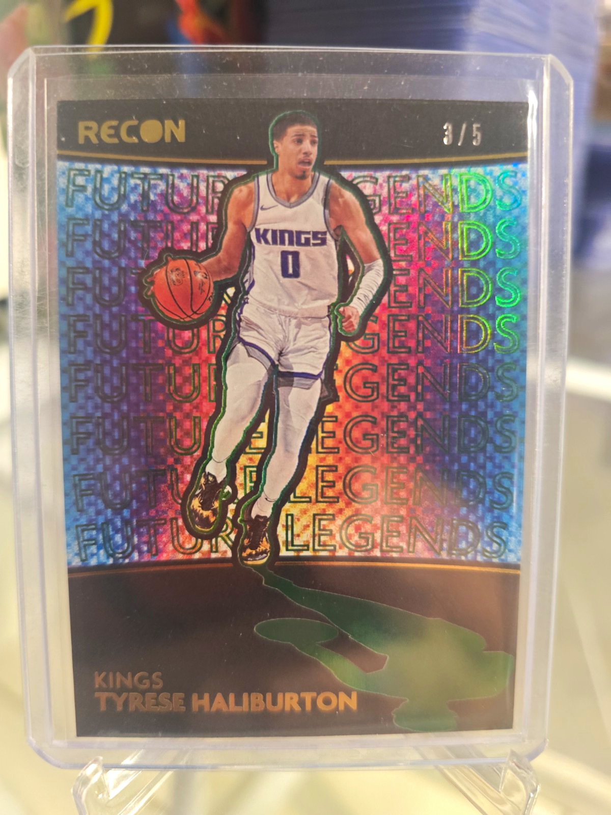 2020-21 Panini Recon Future Legends Tyrese Haliburton Kings #4 3/5 2020-21 Panini Recon Future Legends Tyrese Haliburton Kings #4 3/5