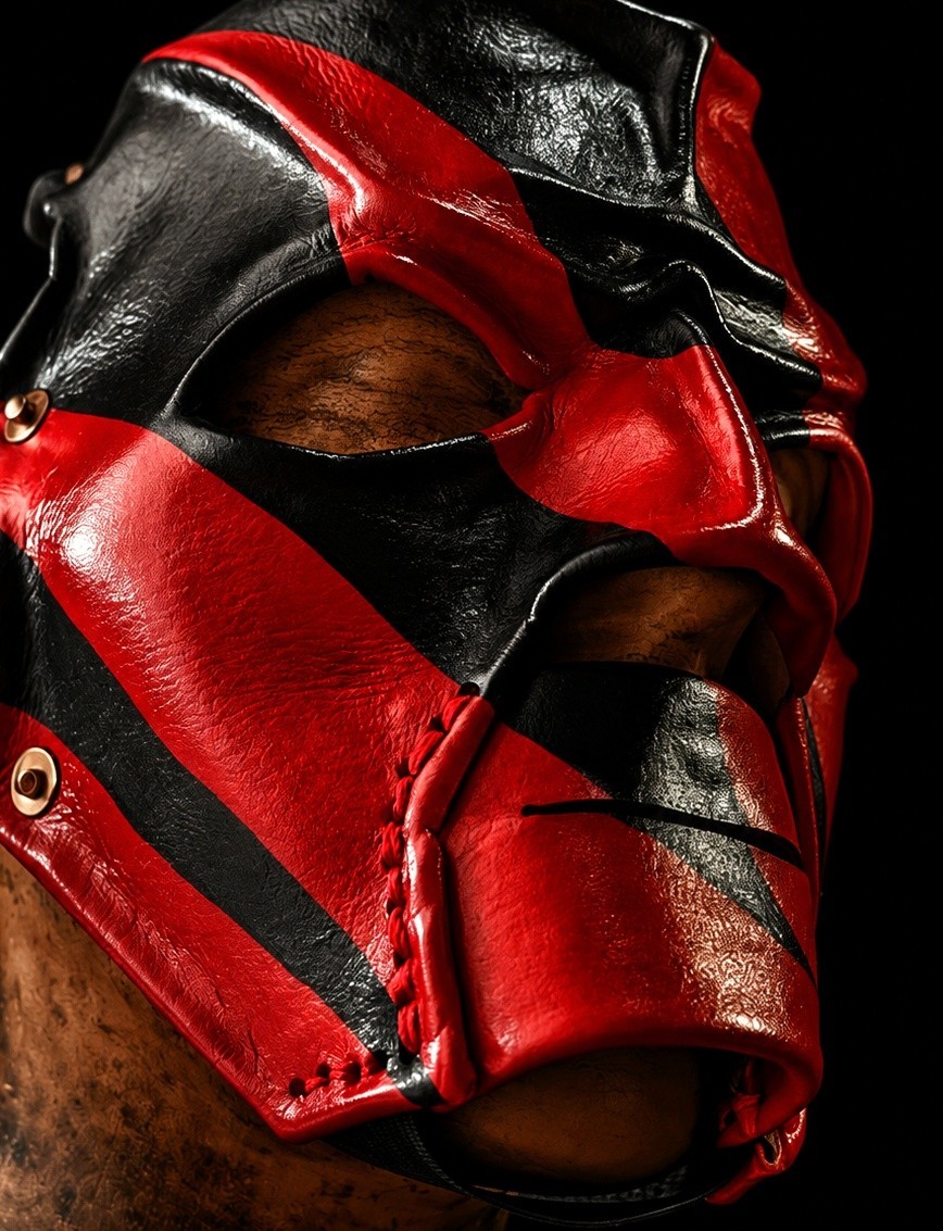 MTO Leather Kane 1998 custom Wrestling Mask Replica Wwf MTO Leather Kane 1998 custom Wrestling Mask Replica Wwf