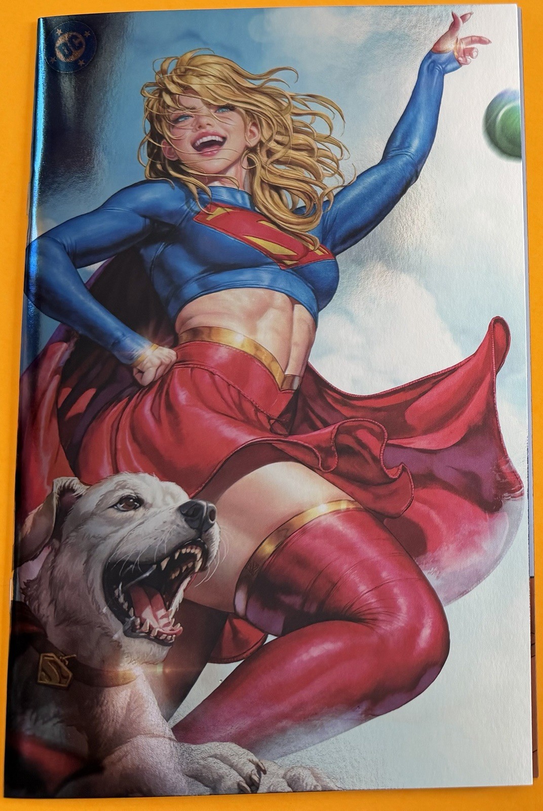 SUPERGIRL AND THE LEGION OF SUPER HEROES #23 EBAY KYUYONG EOM FOIL EXCLUSIVE 1
