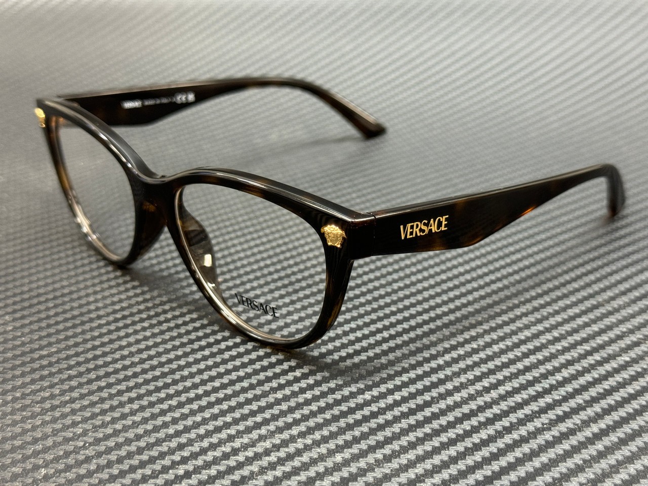 VERSACE VE3365U 108 Brown Havana Women\'s 54 mm Eyeglasses