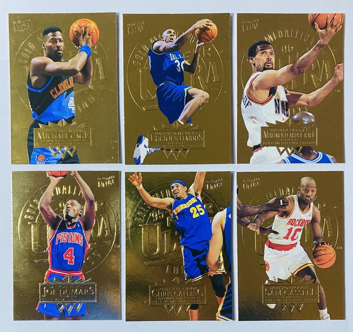 1995-96 Fleer Ultra Gold Medallion Basketball You Pick/Complete Your Set 1995-96 Fleer Ultra Gold Medallion Basketball You Pick/Complete Your Set
