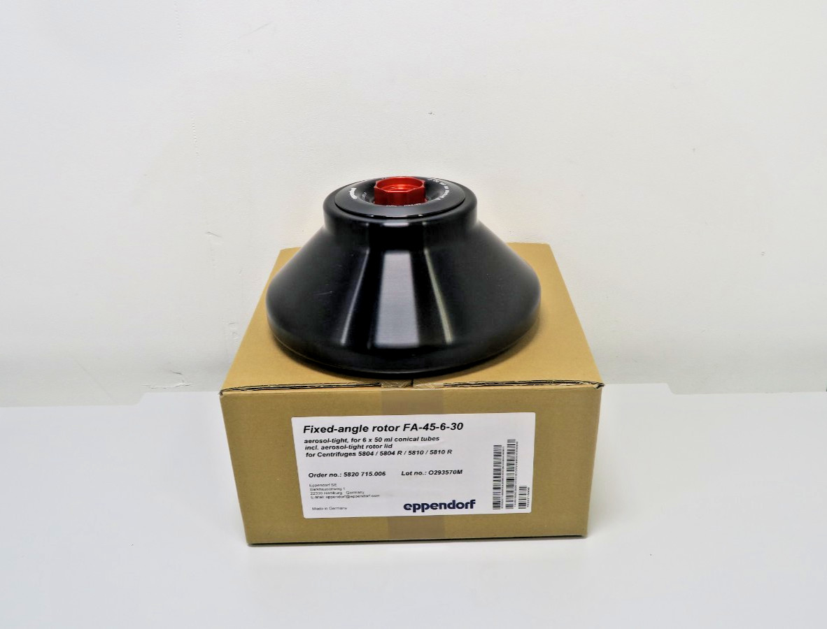 New Eppendorf FA-45-6-30 Fixed Angle Rotor