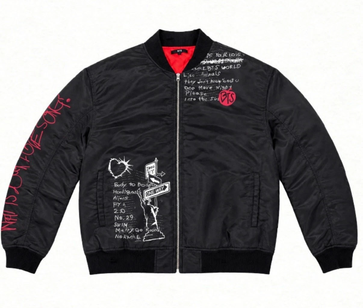 BTS Bomber Jacket Arirang World Tour 2026 NYC New York Exclusive BTS Bomber Jacket Arirang World Tour 2026 NYC New York Exclusive