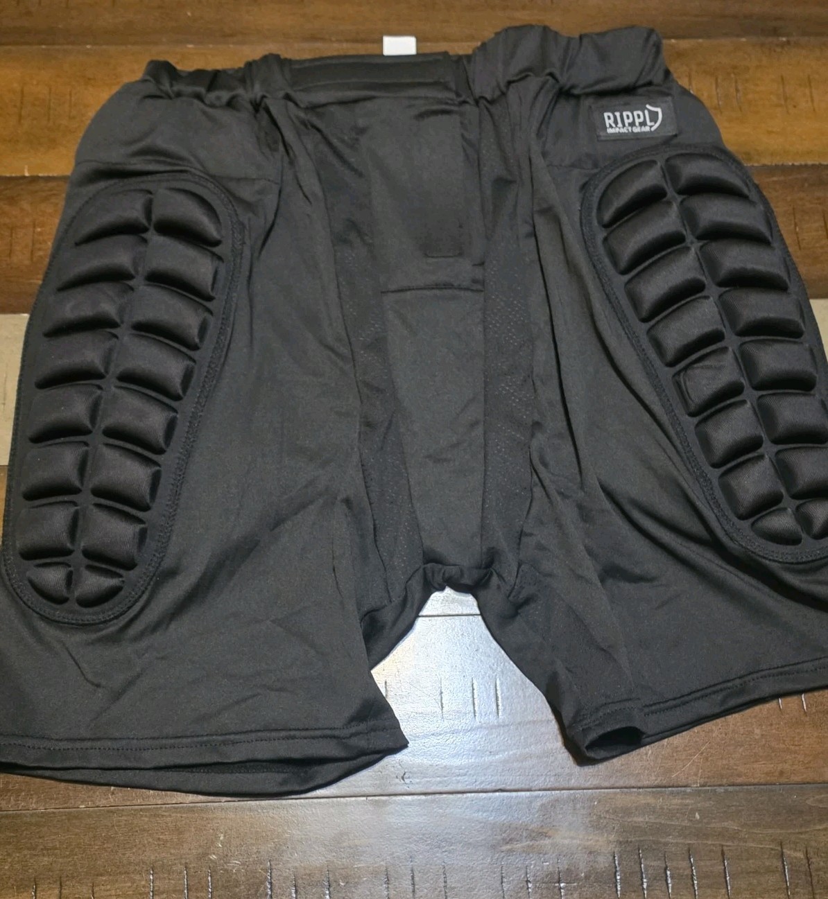 Rippl Impact Gear Padded Motorcycle Shorts Black  – Size Medium (M/32-33)