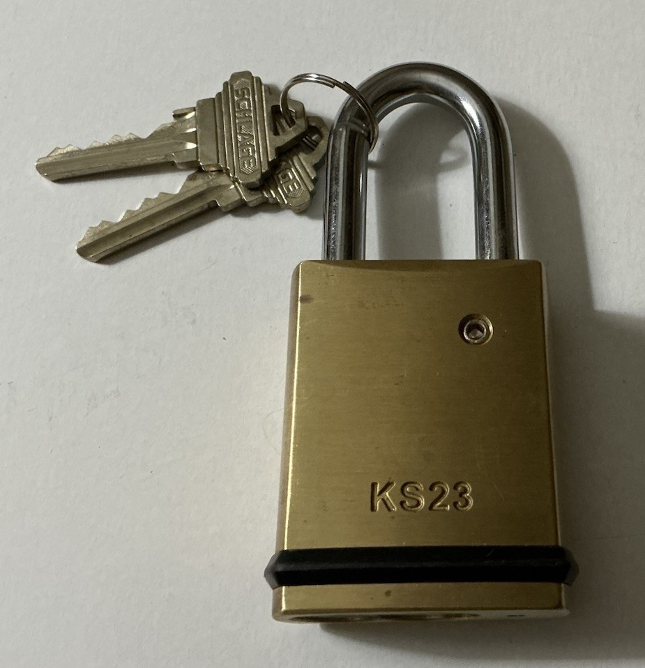 SCHLAGE KS23D2300 Padlock, 3/4