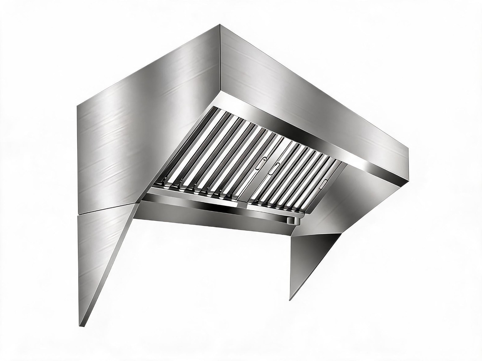 5/6/7 FT Commercial Kitchen Exhaust Hood Fan Concession Food Truck Hood System