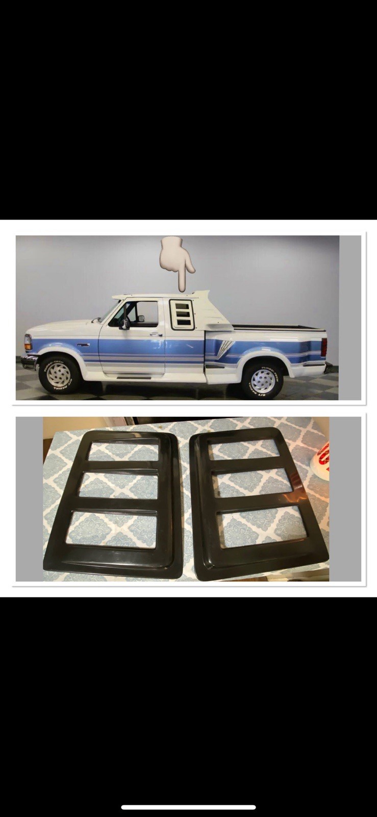 92-96 Ford F-150 “exteded Cab” Window Louvers Covers New Old Stock Vintage 92-96 Ford F-150 “exteded Cab” Window Louvers Covers New Old Stock Vintage