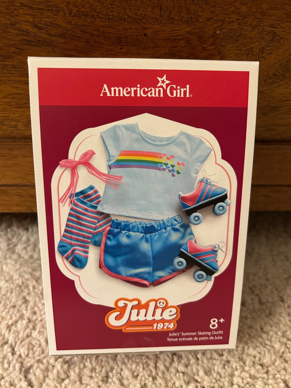 AMERICAN GIRL JULIE SUMMER SKATING OUTFIT-NIB AMERICAN GIRL JULIE SUMMER SKATING OUTFIT-NIB