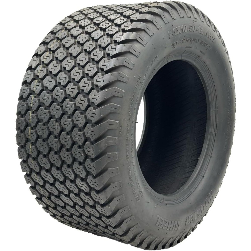 24x10.50-12 4 Ply Super Turf Tire for Mowers Tubeless Zero-T Kenda
