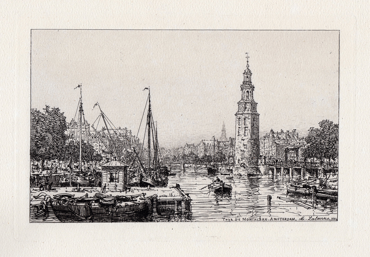 WOW 1800s MAXIME LALANNE Etching \