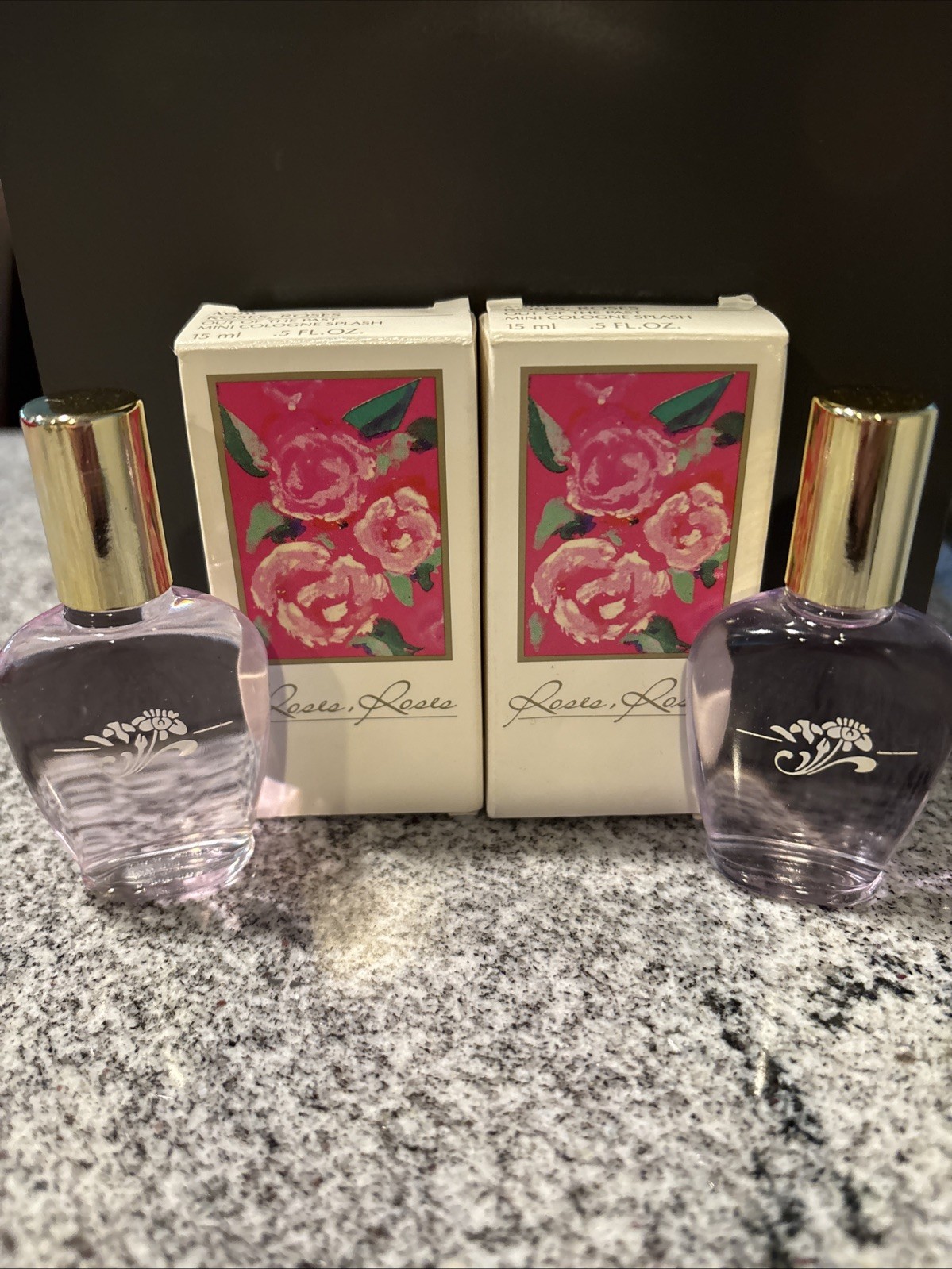 VTG Avon ROSES, ROSES Mini Cologne Splash .5 Fl. oz Perfume NEW 1993 Set Of 2 VTG Avon ROSES, ROSES Mini Cologne Splash .5 Fl. oz Perfume NEW 1993 Set Of 2