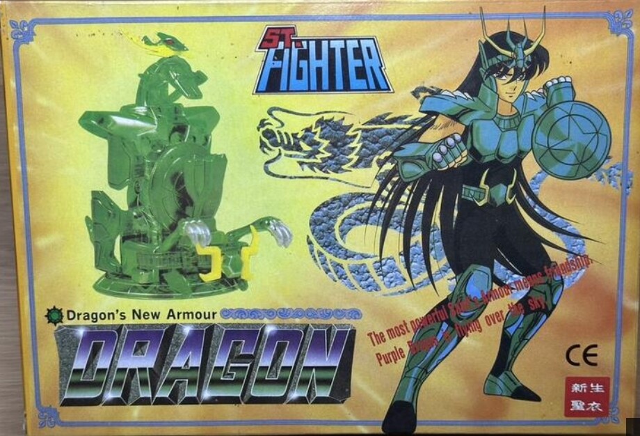US 1990\'s Vintage Saint Seiya Myth Cloth  Bronze Dragon Shiryu Rare