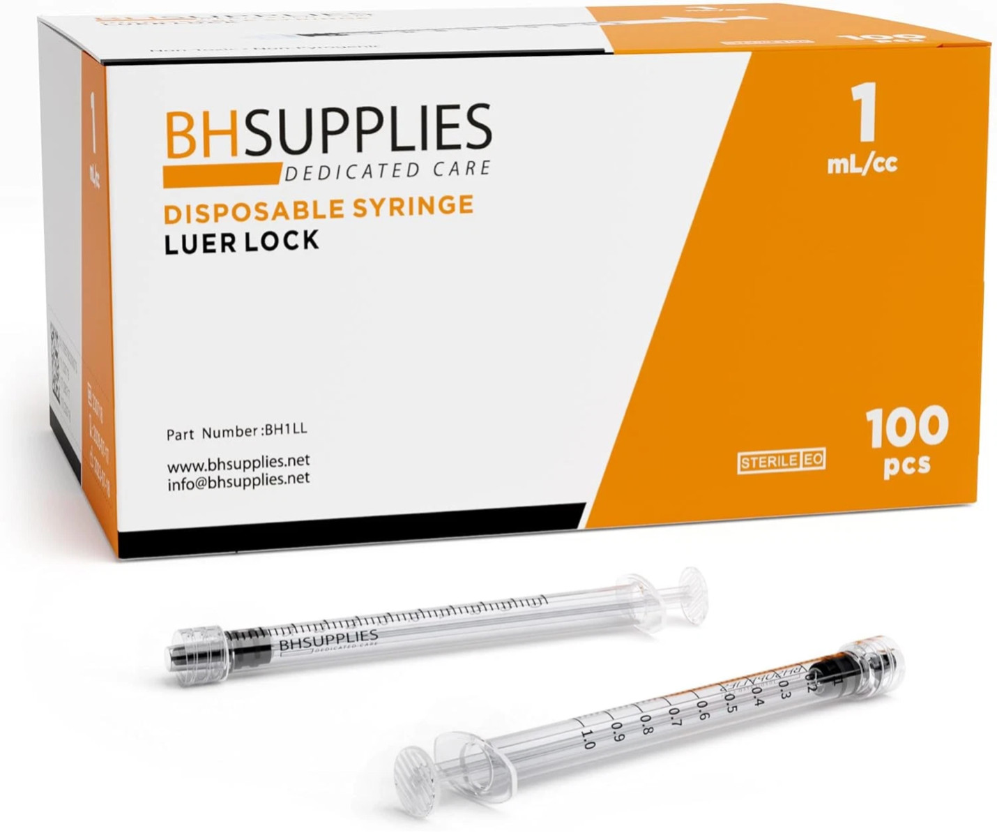 1ml Luer Lock Disposable Syringe , 1 Box (12 Case ), 1 case (100 pcs) 1ml Luer Lock Disposable Syringe , 1 Box (12 Case ), 1 case (100 pcs)