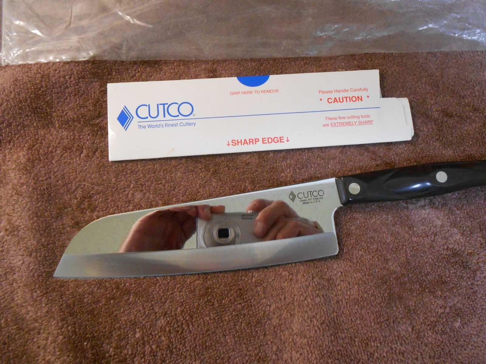 CUTCO Olean, NY USA 1766 KQ Santoku w/Classic Handle **BRAND NEW W/O BOX** CUTCO Olean, NY USA 1766 KQ Santoku w/Classic Handle **BRAND NEW W/O BOX**