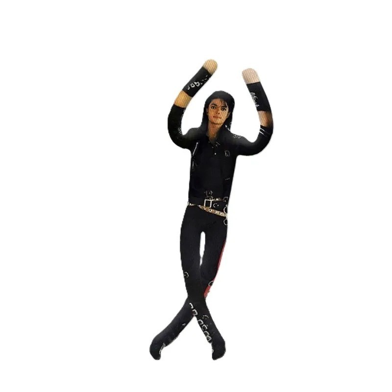 Michael Jackson Cosplay Doll Plush Stuffed Figure Abstract Joint Mobility Toy US Michael Jackson Cosplay Doll Plush Stuffed Figure Abstract Joint Mobility Toy US