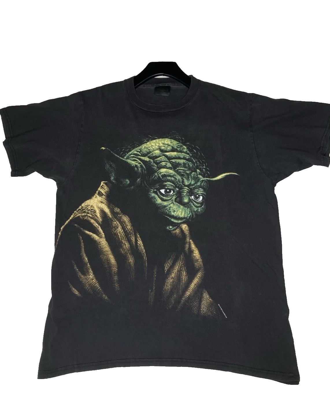 Vintage 1995 Star Wars Yoda Giant Graphic Shirt Men’s Large Changes Tag USA Vintage 1995 Star Wars Yoda Giant Graphic Shirt Men’s Large Changes Tag USA