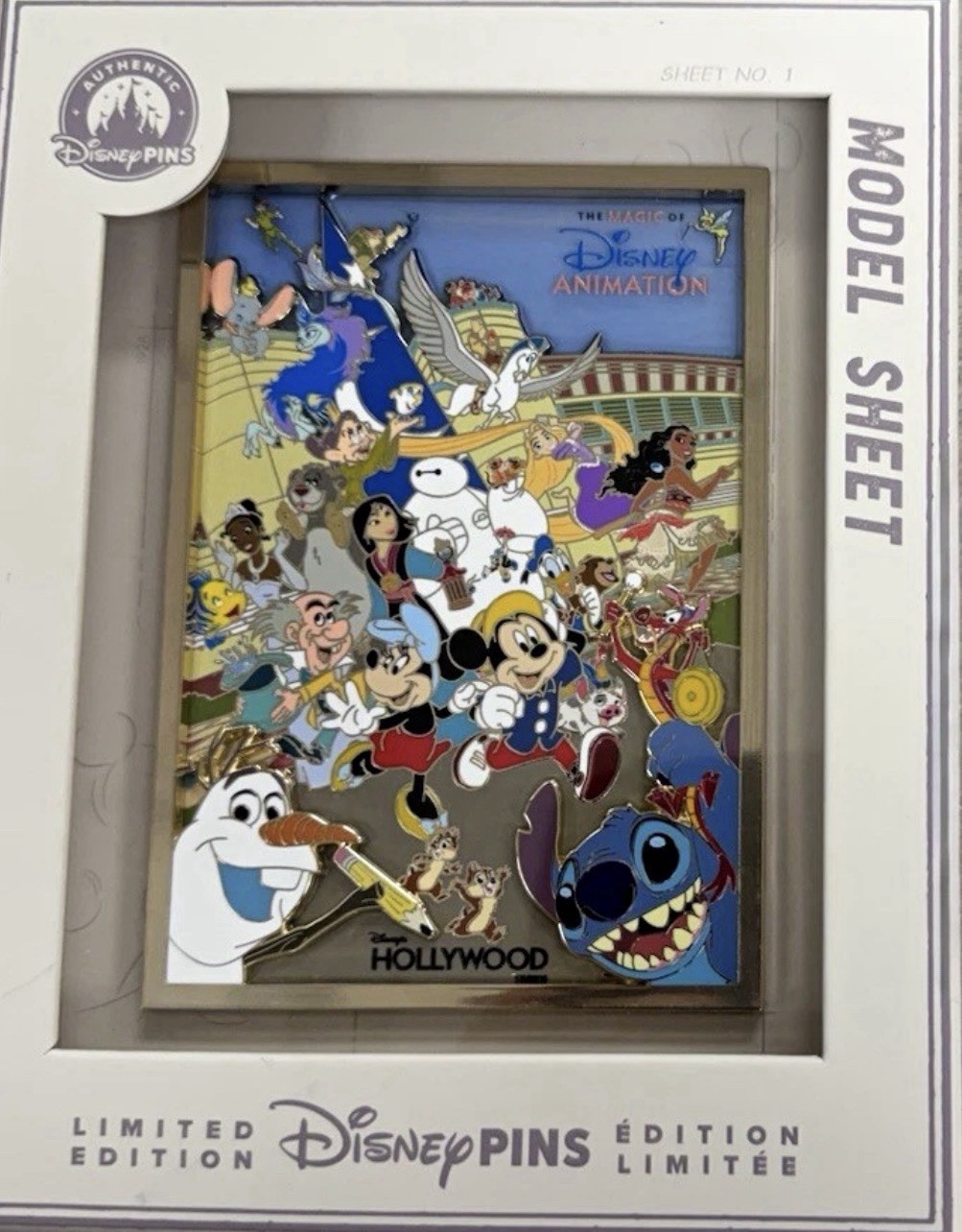 2026 Disney Parks Magic Of Disney Animation Hollywood Studios Jumbo Pin LE2000 2026 Disney Parks Magic Of Disney Animation Hollywood Studios Jumbo Pin LE2000