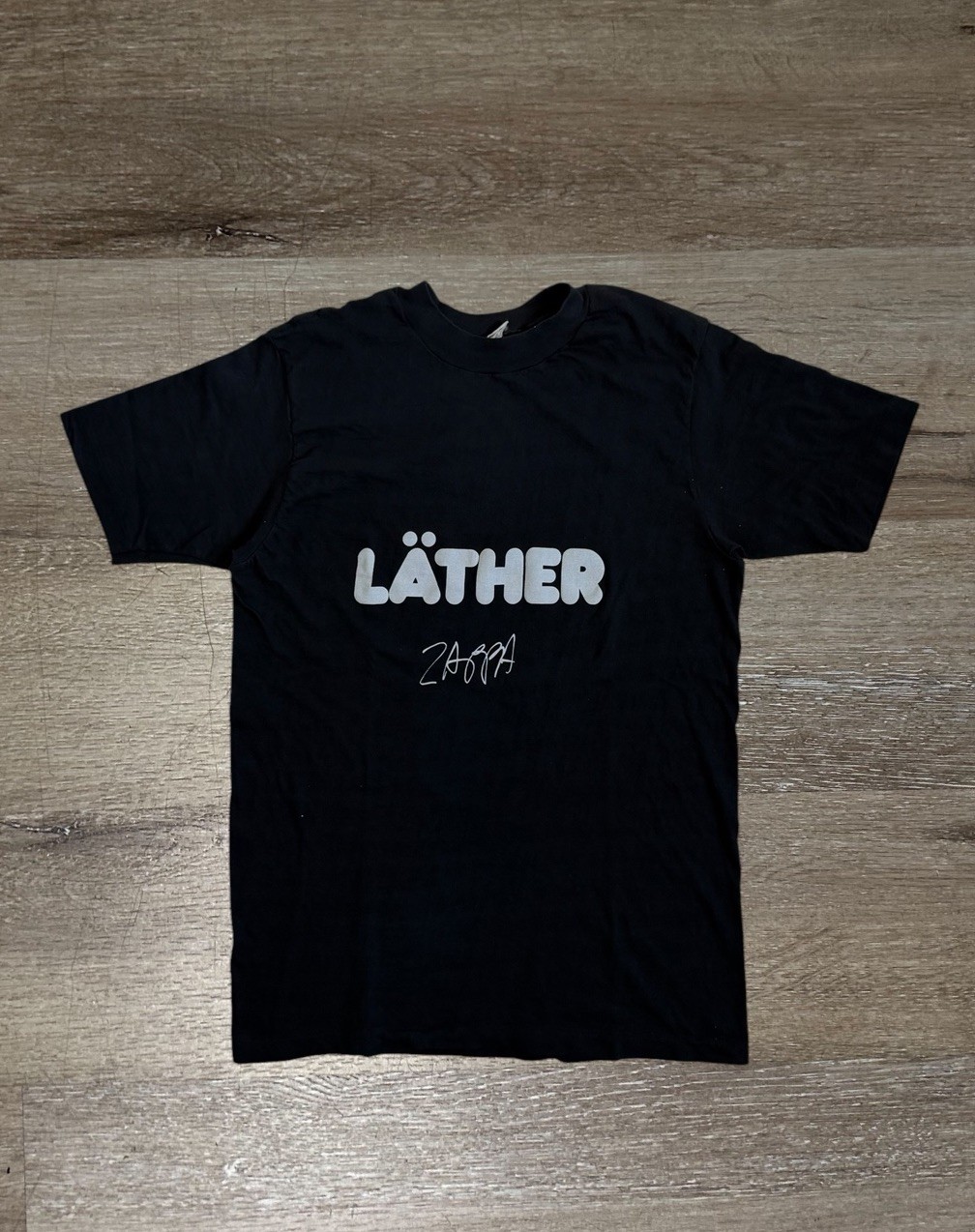 True Vintage 1970s Frank Zappa Lather Album T Shirt True Vintage 1970s Frank Zappa Lather Album T Shirt