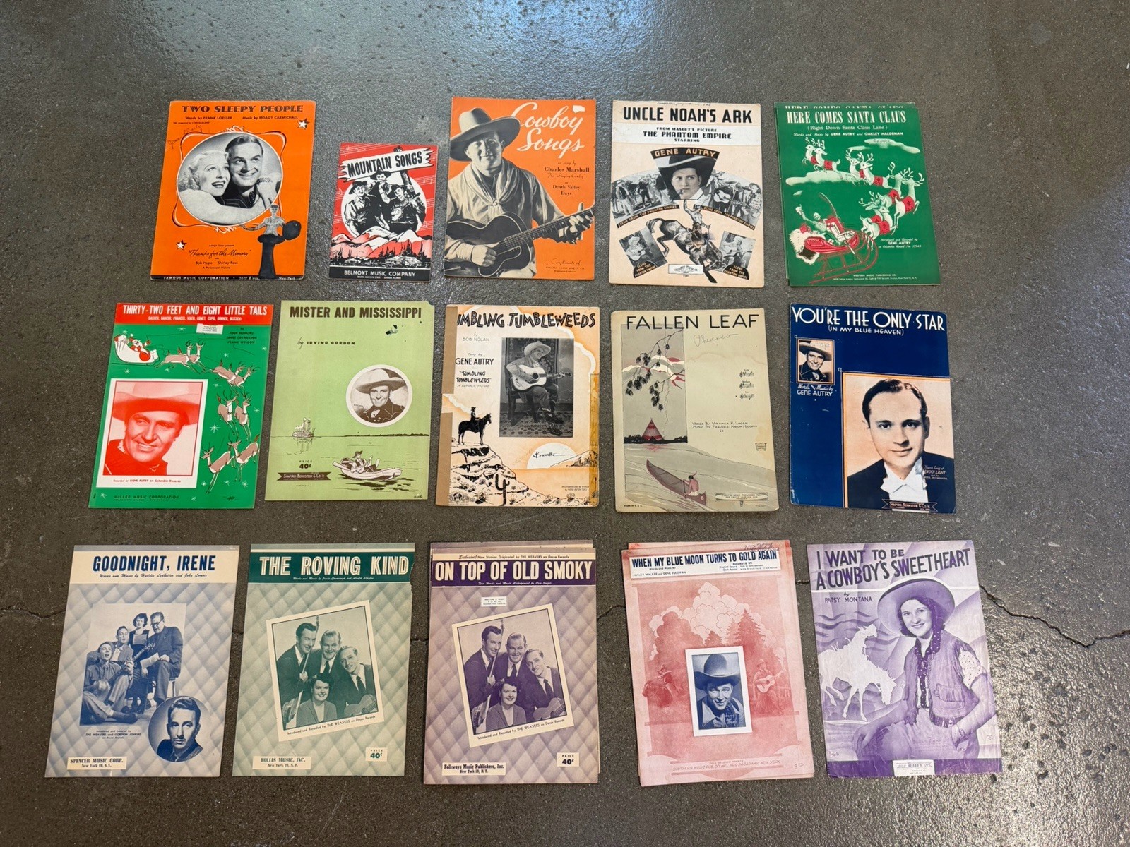 Vintage Hillbilly Sheet Music Western Cowboy Country Lot Of 150 Pieces Great Art Vintage Hillbilly Sheet Music Western Cowboy Country Lot Of 150 Pieces Great Art