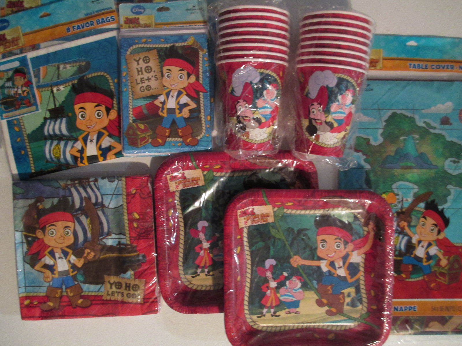JAKE & THE NEVER LAND PIRATES Disney  Birthday Party Supply Pack DELUXE Kit 