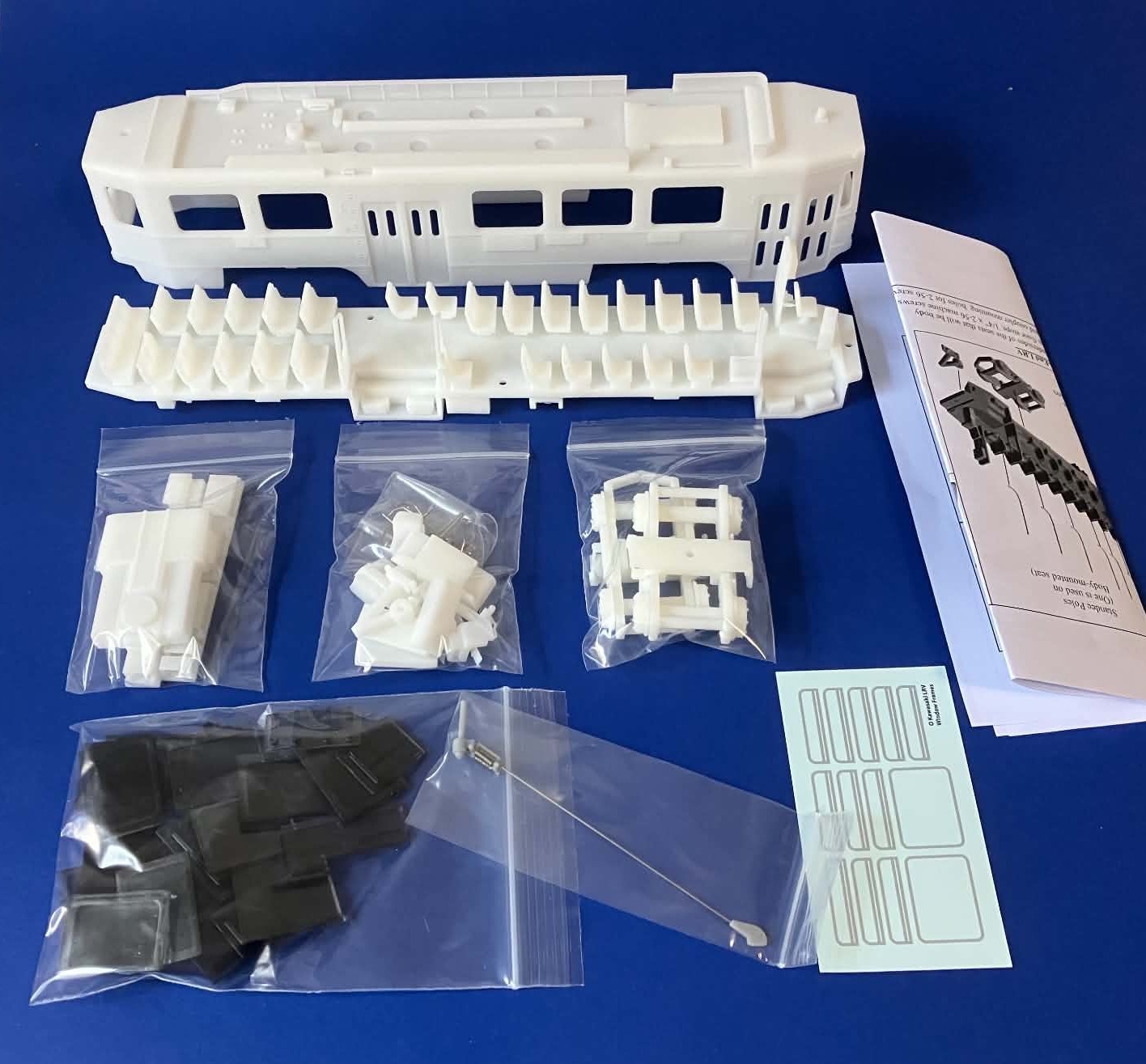 O Scale 1/48 Kawasaki Single-End LRV Trolley 3D Kit by IHP