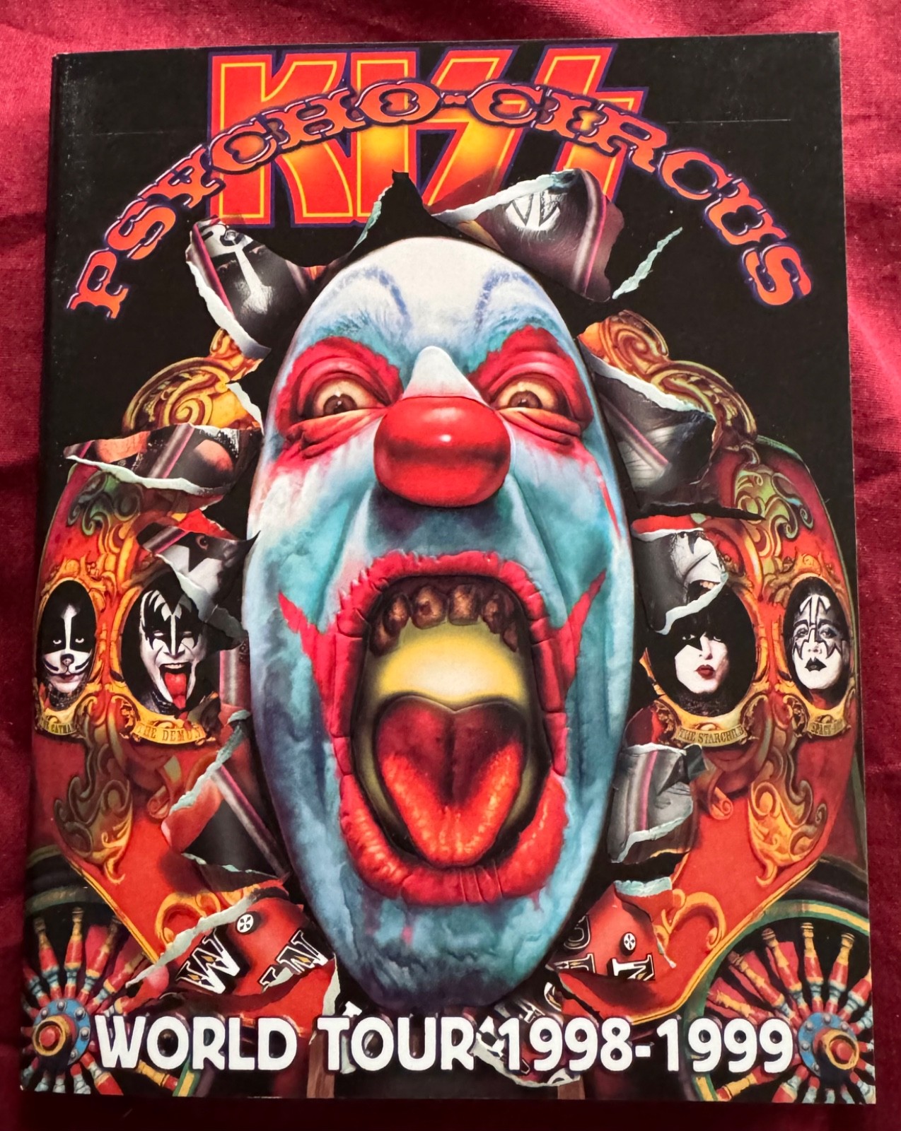 KISS Psycho Circus Tour book pocket size KISS Psycho Circus Tour book pocket size