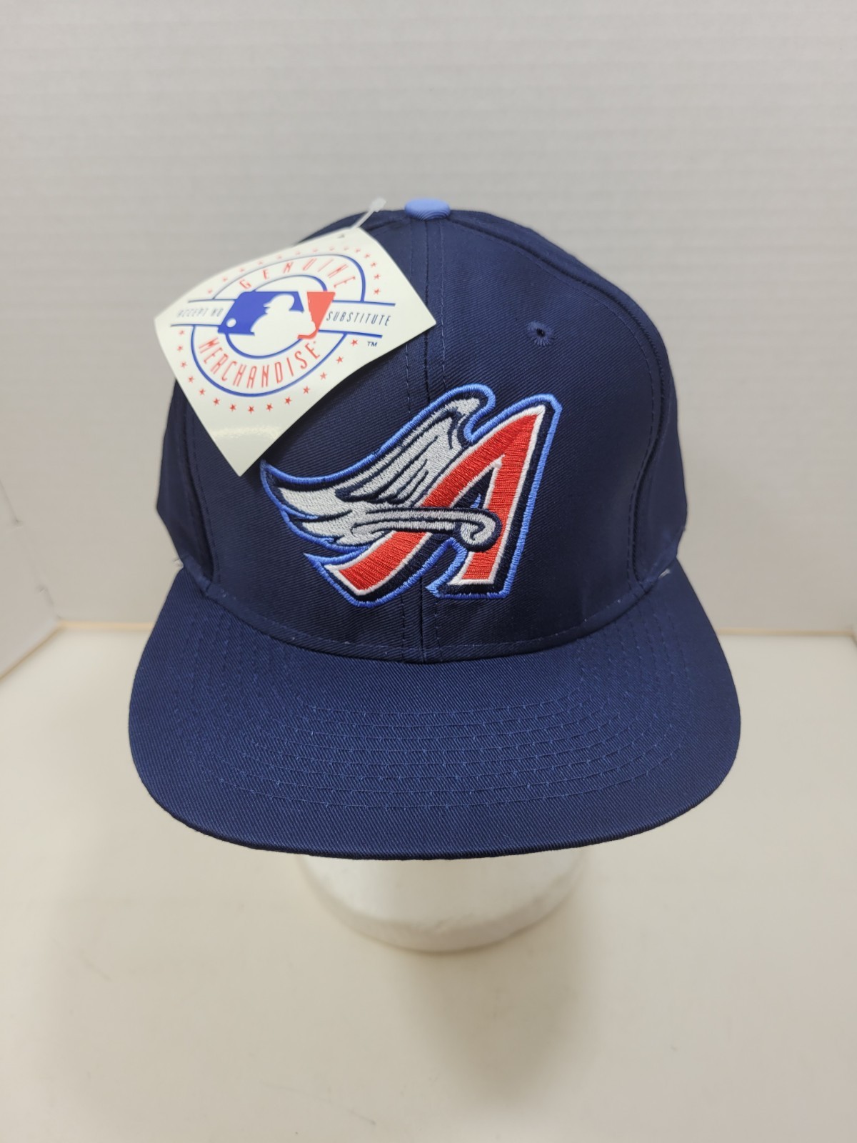 Vintage 90s Anaheim Angels Logo 7 Snapback Hat NWT MLB Winged A Disney Era Vintage 90s Anaheim Angels Logo 7 Snapback Hat NWT MLB Winged A Disney Era