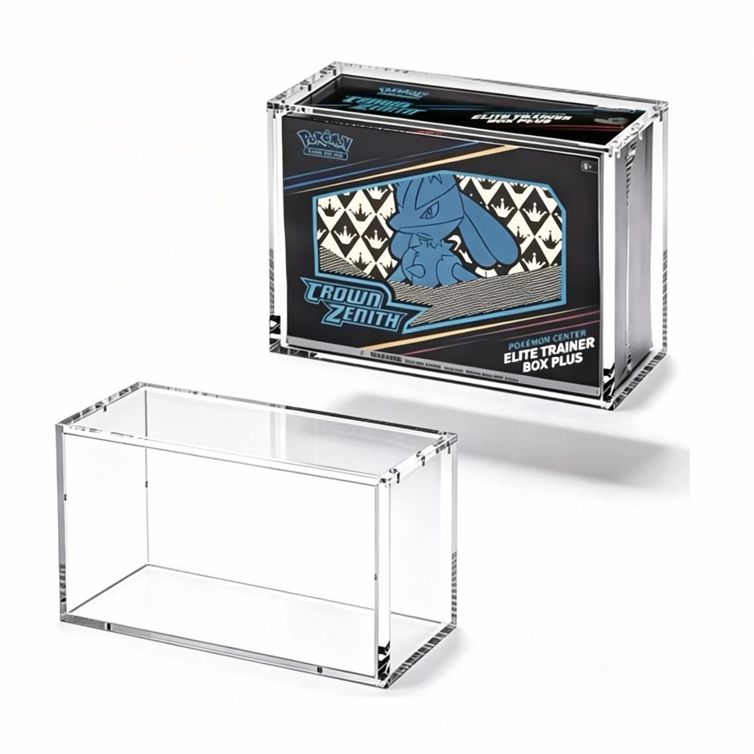 Pokemon Center Pokemon GO/Crown Zenith ETB Acrylic Display Case UV Protection