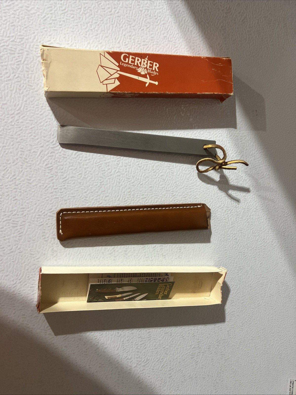 Vintage Gerber Sportsman's Steel / Box, Sheath - hard to find 8 Vintage Gerber Sportsman's Steel / Box, Sheath - hard to find 8