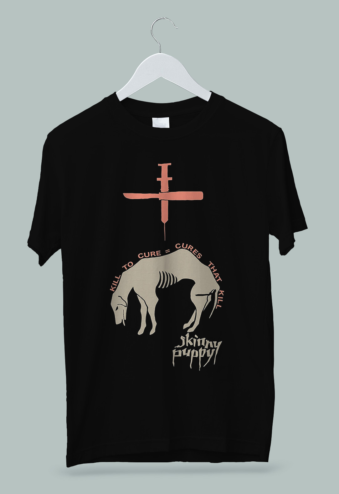 Skinny Puppy Canadian Industrial Music Group Kill To Cure T-Shirt M-2XL