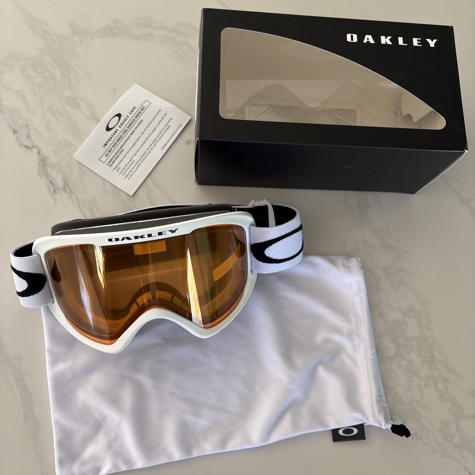 Oakley Ski Goggles O Frame 2.0 Pro M Matte White Persimmon