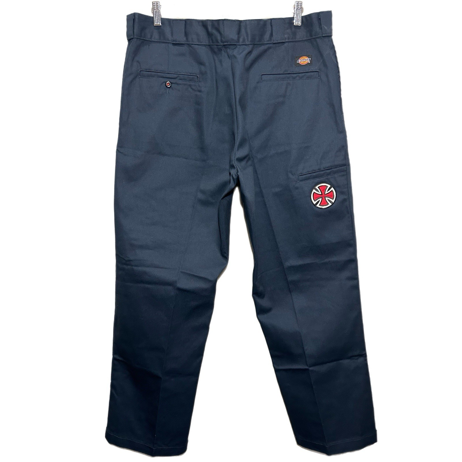 NEW Dickies x Independent Truck Skateboarding Thrasher Navy Blue Men Chino 38x30 NEW Dickies x Independent Truck Skateboarding Thrasher Navy Blue Men Chino 38x30