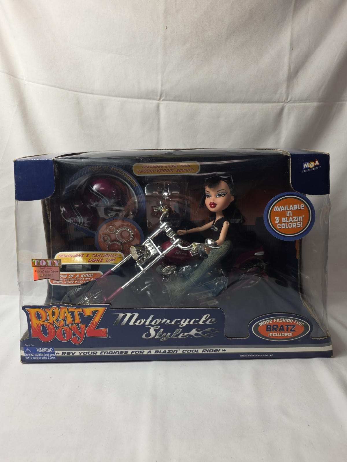 Bratz Motorcycle Jade 2004 NRFB - NrMt Box W/Light Edge Wear , Rare HTF