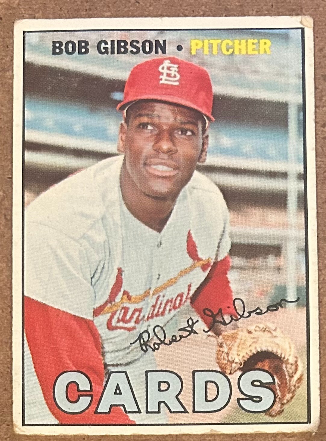 1967 Topps Baseball #210 Bob Gibson St Louis Cardinals