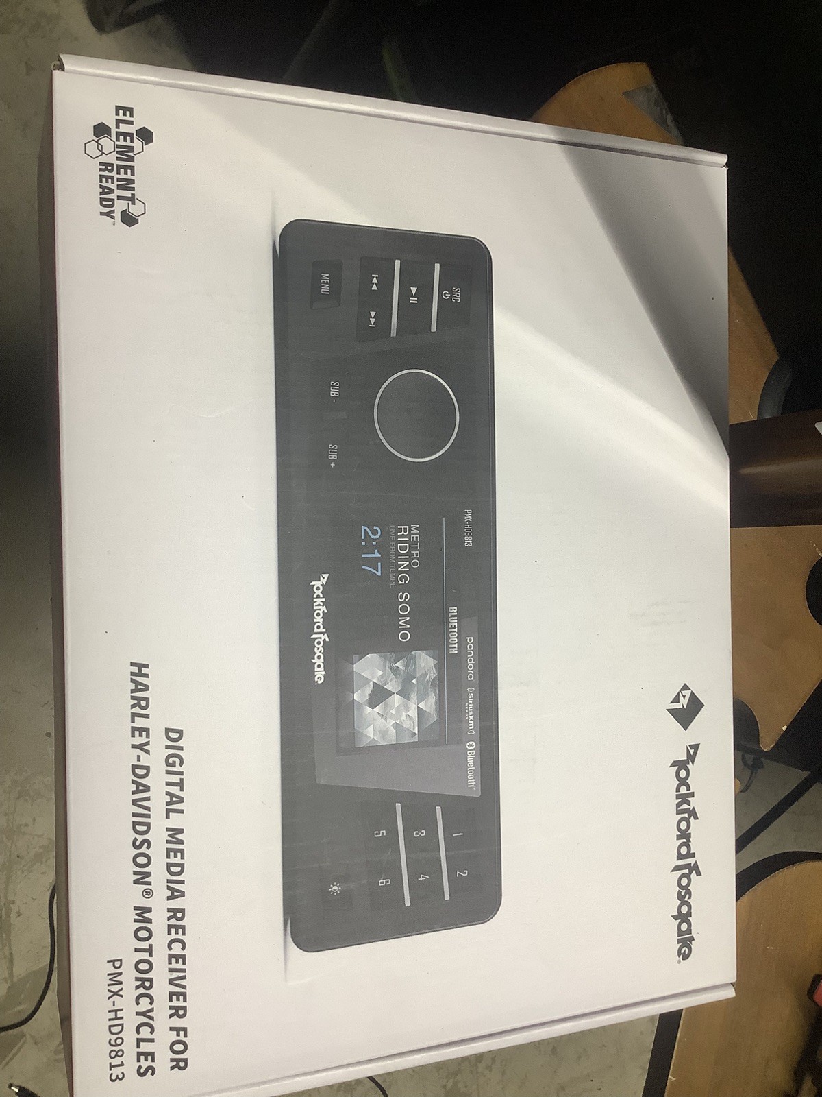 Rockford Fosgate PMX-HD9813 Digital Media Receiver Radio Stereo for 98-13 Harley
