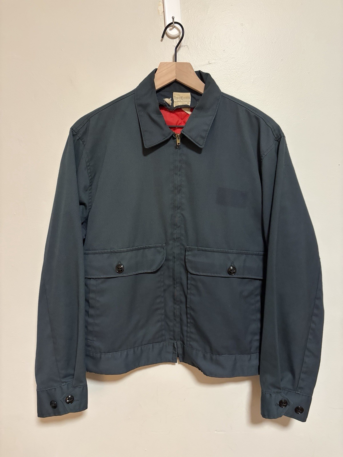 Vintage 70s Faded Top Master Twill Work Jacket Mens Size 42 Talon Zip USA Made Vintage 70s Faded Top Master Twill Work Jacket Mens Size 42 Talon Zip USA Made
