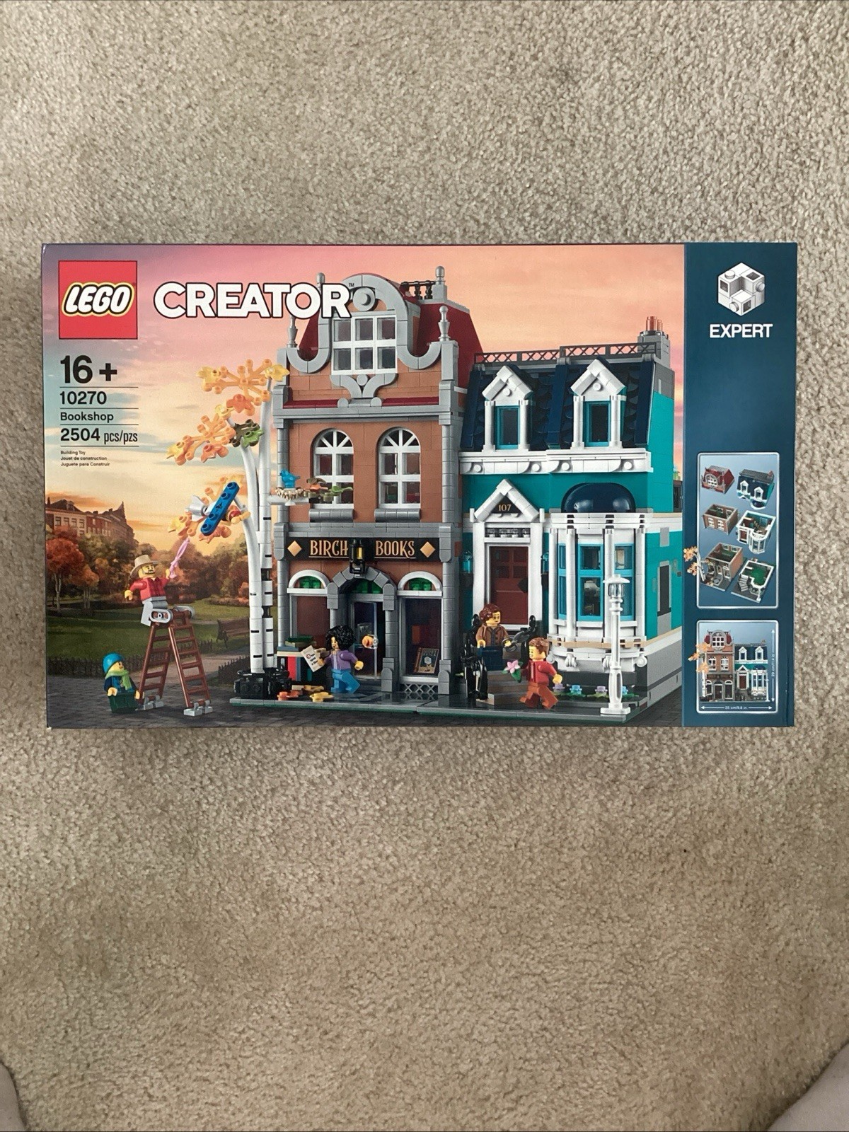 LEGO Creator Expert 10270 Bookshop Complete Set 2504pcs 16+ Brand New LEGO Creator Expert 10270 Bookshop Complete Set 2504pcs 16+ Brand New
