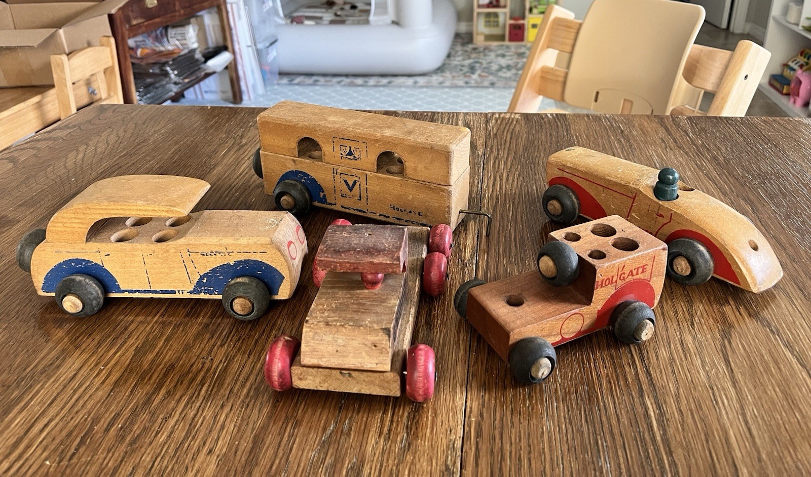 Holgate Vintage 1940’s Collection Of Wooden Cars Holgate Vintage 1940’s Collection Of Wooden Cars