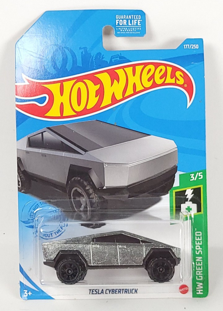 Hot Wheels Tesla Cybertruck Green Speed Hot Wheels Tesla Cybertruck Green Speed