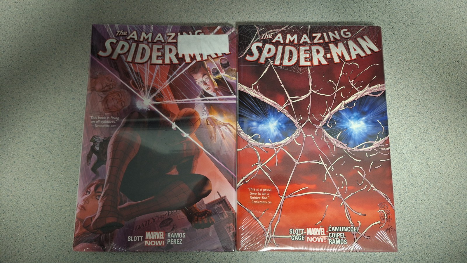 The Amazing Spider-Man Vol. 1 & 2 HC Set Complete Slott Ramos NEW Sealed Marvel The Amazing Spider-Man Vol. 1 & 2 HC Set Complete Slott Ramos NEW Sealed Marvel