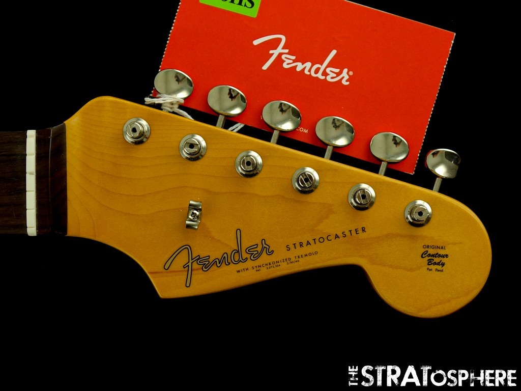 Fender AV II American Vintage 61 Strat NECK + TUNERS 1961 Stratocaster, Rosewood