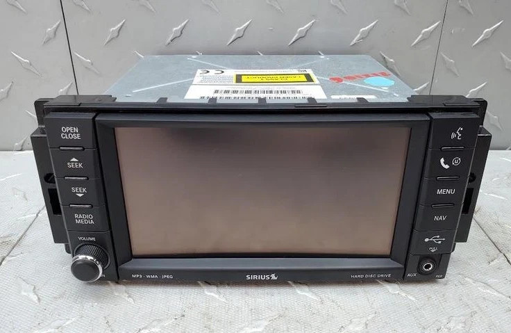 2008-2010 CHRYSLER JEEP DODGE AM-FM-DVD RADIO RECEIVER  DISPLAY SATELLITE RER