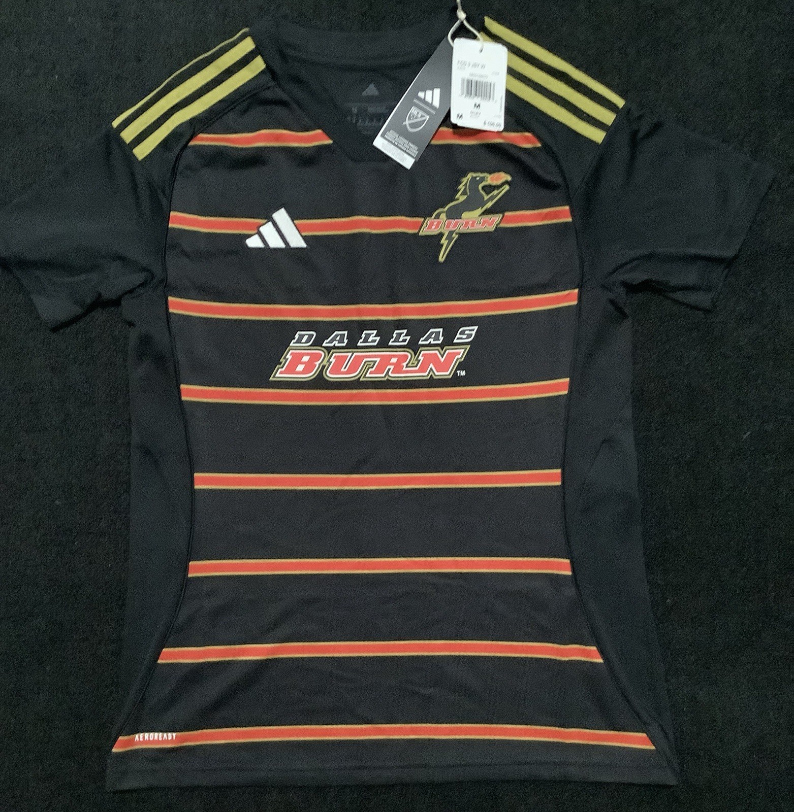 NWT Adidas FC Dallas 2025 Jersey Archive Legacy Kit Dallas Burn Retro Size M NWT Adidas FC Dallas 2025 Jersey Archive Legacy Kit Dallas Burn Retro Size M