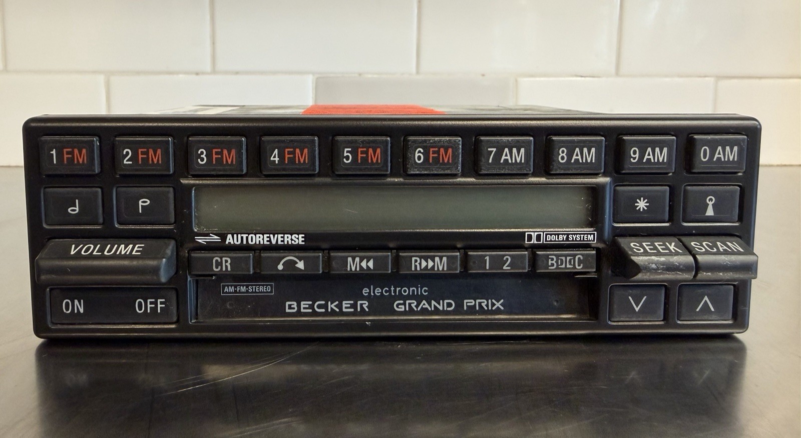Becker Grand Prix 780 W124 W126 R107 Radio 500SL 560SEC 560SL BLUETOOTH *MINT*