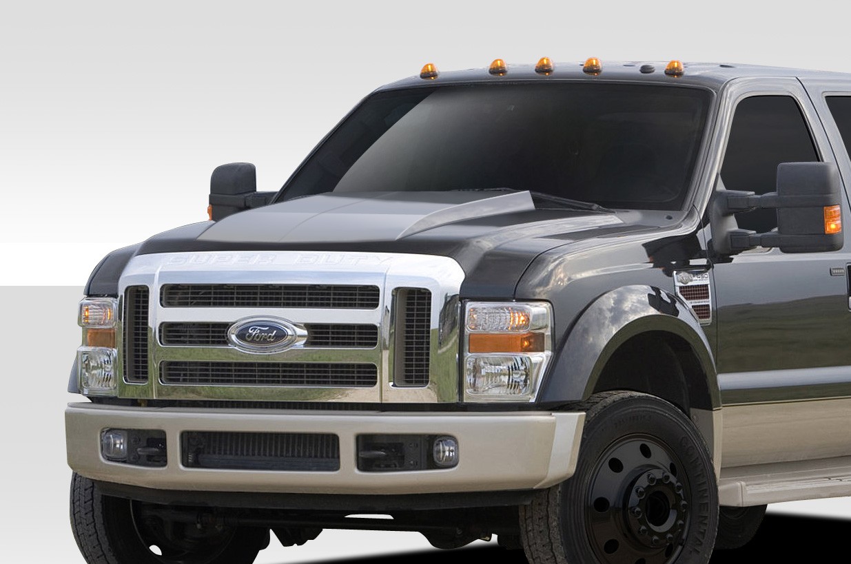 For 2008-2010 Super Duty F250 F350 F450 Duraflex Cowl Hood - 1 Piece