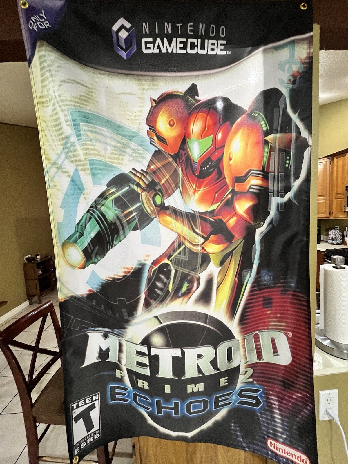 Metroid Prime 2 Echoes 5ft Flag Banner Nintendo Gamecube 2005 Poster NGC Metroid Prime 2 Echoes 5ft Flag Banner Nintendo Gamecube 2005 Poster NGC