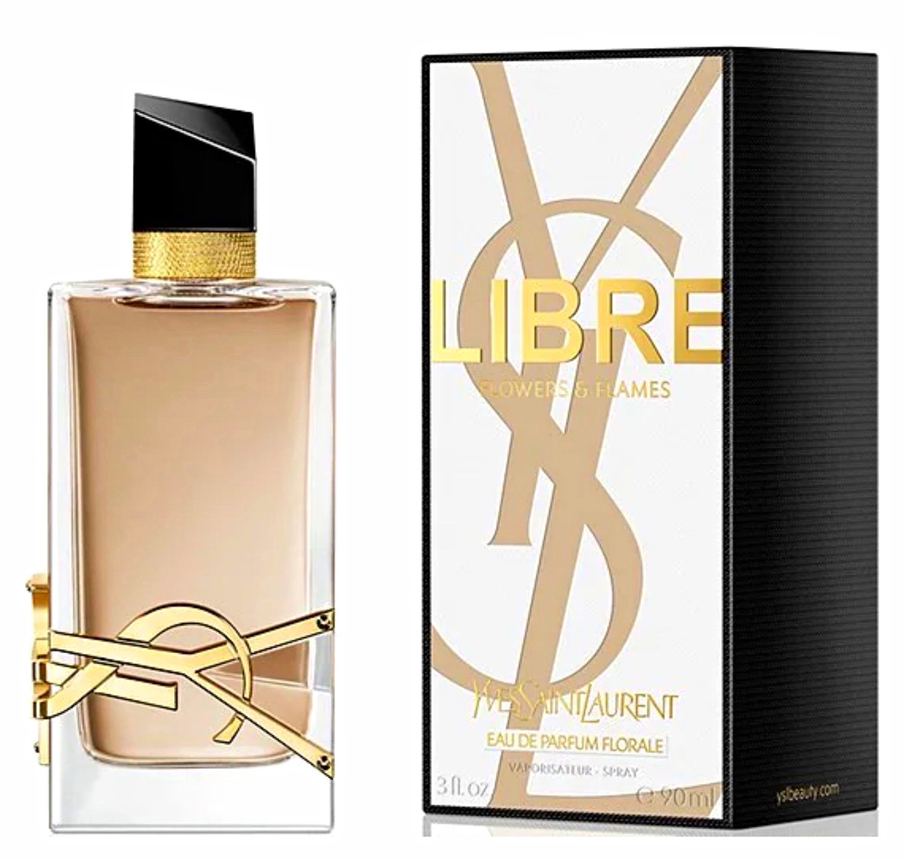 Yves Saint Laurent Libre Flowers & Flames Eau de Parfum Spray, Regular Size 3 oz Yves Saint Laurent Libre Flowers & Flames Eau de Parfum Spray, Regular Size 3 oz