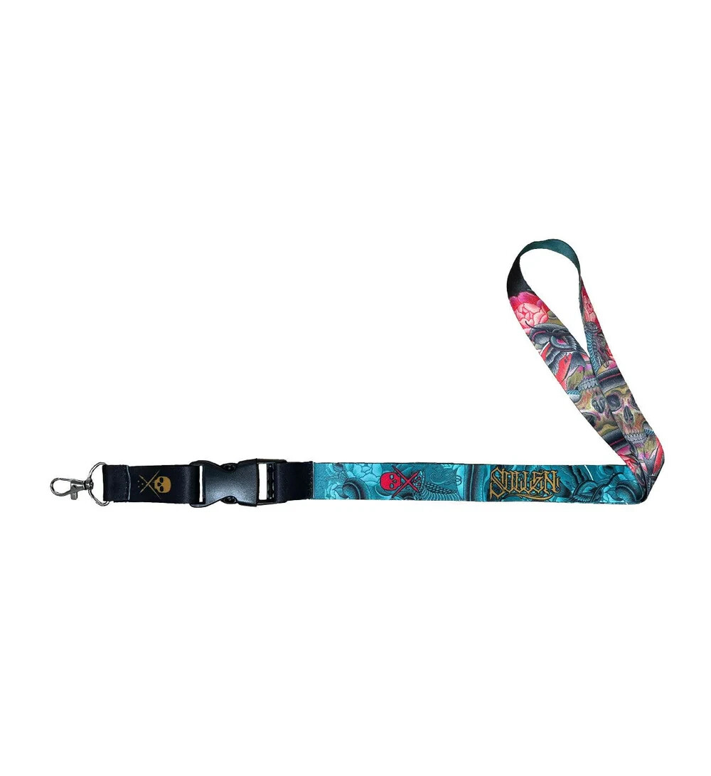 Sullen Pin Up Street Life Punk Gothic Americana Metal Tattoo Art Lanyard COBRA